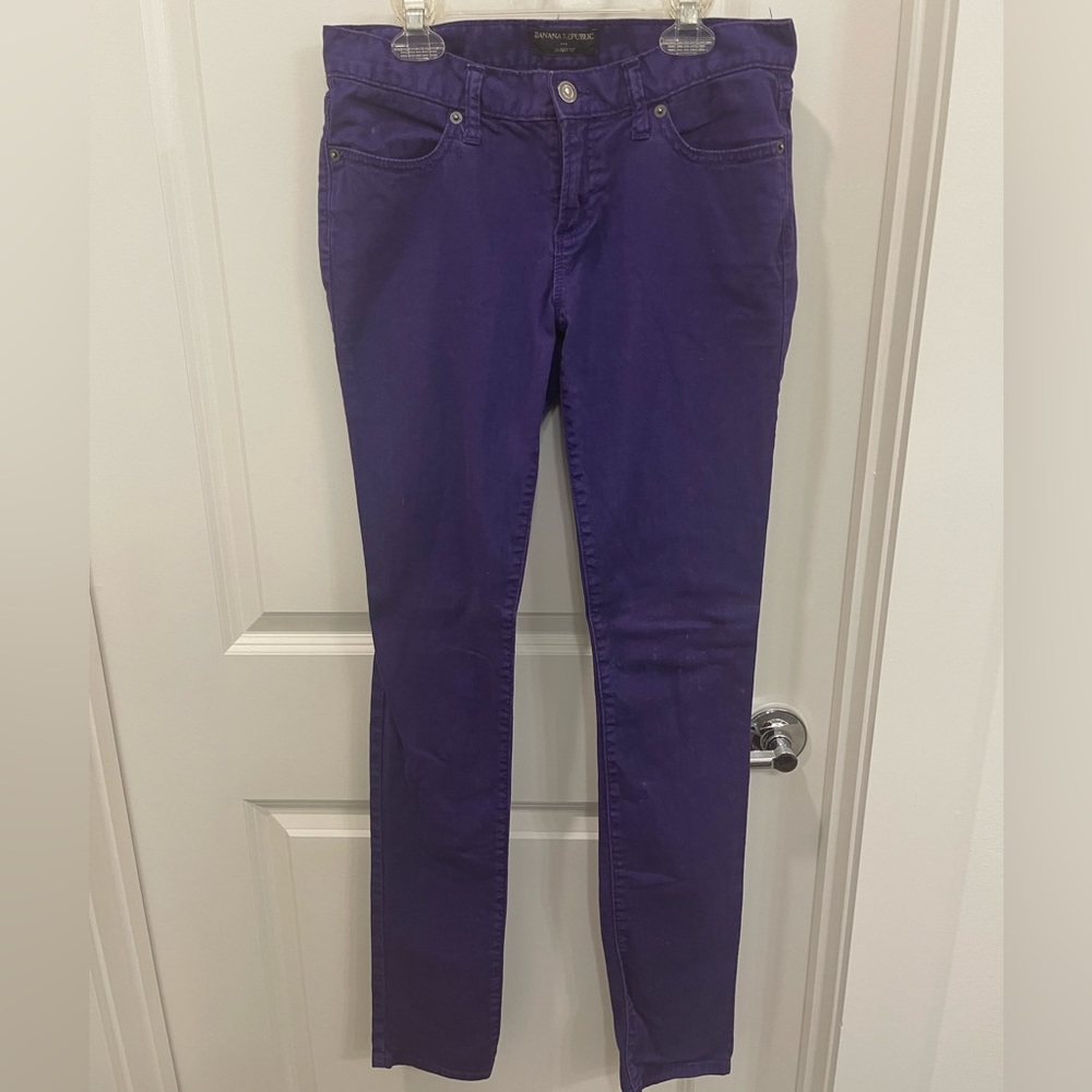 Purple Banana Republic Skinny Fit jeans
